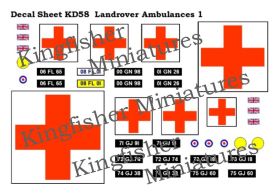 Landrover Ambulances Set 1